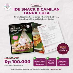 Buku Digital Edisi 2: Ide Snack & Camilan Low Carb Alnay Cakery